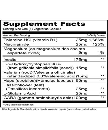 Buy Priority One Vitamins 5-HTP Gaba - 90 Vegetarian Capsules for Energy & Mood Support - International Shipping Available - Buy Online on GoSupps.com