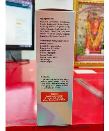 Macaria Cosmetics Ivanka Intimate Beauty viginal whitening Night cream for women by korean technology - Buy Online on GoSupps.com