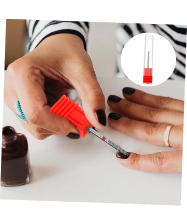 minkissy Nail Polisher Metal Nail Drill Bit Manicure Tools Nail Bits Drill Bit for Acrylic Nails Women Manicure Supplies Safety Bits for Nail Drill Manicure Drill Bits Drill Bits for Nails 7.00X1.30X1.30CM Red - Buy Online on GoSupps.com