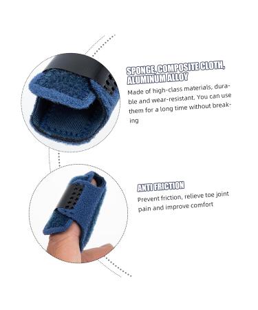 Hemoton 1 Set Toe Strap Wrist Thumb Finger Brace Splints - Aluminum Alloy Support Belt for Broken Toe, Breathable & Adjustable - Buy Online on GoSupps.com