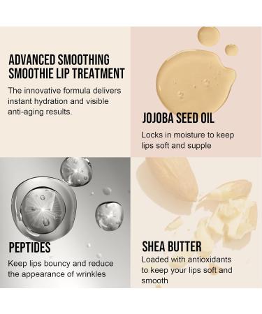 Peptide Infused Lip Oil - Hydrating Glossy Lip Glow with Jojoba Oil | Long-Lasting Waterproof Tinted Lip Oil for Revitalizing Dry Lips - International Shipping - Buy Online on GoSupps.com