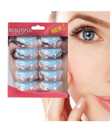Gdnhovfnxe Eyelash Lift Eyelash Lift Eyelid Pads - 5 Pairs Eyelash Holder Pads | Reusable Silicone Eyelash Pads Eyelash Lift Accessories Bottom Pads for Men Skin Friendly
