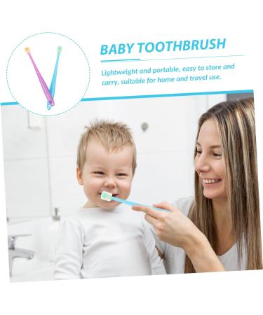 Minkissy 4-Piece Manual Toothbrush Set for Babies | Soft Fur Dental Care Products for Children - Buy Online on GoSupps.com