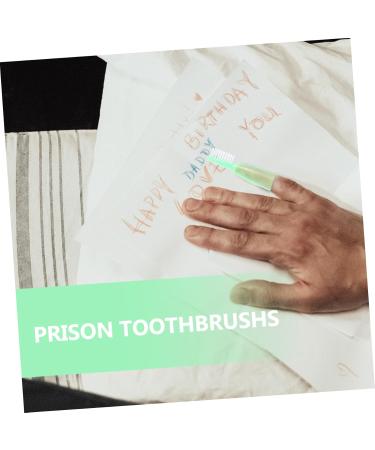 Wofashpuret 10 Pack Mini Travel Toothbrushes - Short Handle Large Brush Head Ideal for Prison & Hand Cleaning - Buy Online on GoSupps.com