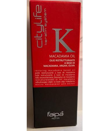 Faipa CITYLIFE KERATIN MACADAMIA Oil 50ml TUBE - Buy Online on GoSupps.com