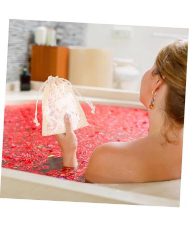 VINTORKY 5pcs Soap Storage Bag Mesh Soap Saver Soap Mesh Bag Soap Bag Soap Foaming Bag Scrubbing Cotton Linen - Buy Online on GoSupps.com