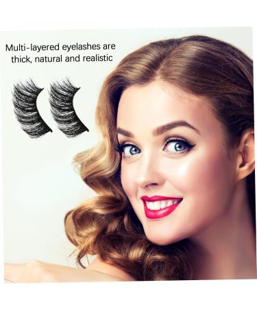 HONMEET 1 Fluffy Natural False Eyelashes Cosmetics Dense Eyelashes Creative Fake Eyelashes Lotus Dish Eyelash Mascara Dense Fiber False Eyelashes Lashes Natural False Eyelashes - Buy Online on GoSupps.com