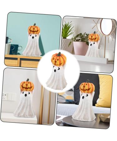 ifundom Halloween Pumpkin Resin Ornaments Sculpture Outdoor - Buy Online on GoSupps.com