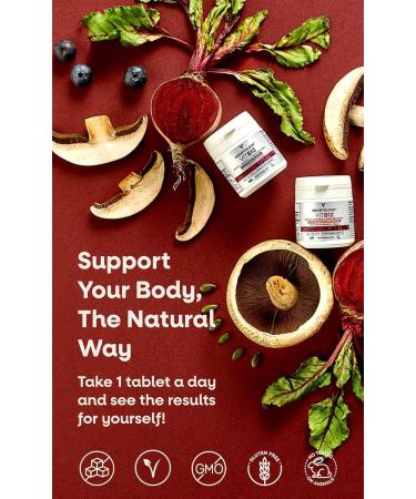 Vegetology Vitamin B12 Sublingual 100mcg Tablets | 60-Day Supply | Vegan & Cruelty-Free | Energy & Brain Function Support - Buy Online on GoSupps.com