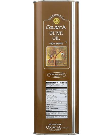 Colavita Olive Oil Tin - 101.4 fl oz | Premium Extra Virgin Olive Oil - Buy Online on GoSupps.com