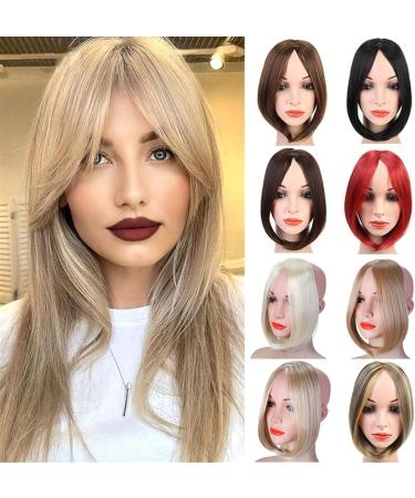 Bangs Side Bangs Long Straight Bangs Middle Part Bangs Invisible Clip in Bangs Synthetic Nature Look Hair Piece Extension Fringe Clip in Hair Bangs Hairpiece for Women Curved Bangs for Daily Wear ( 923-105 - Buy Online on GoSupps.com