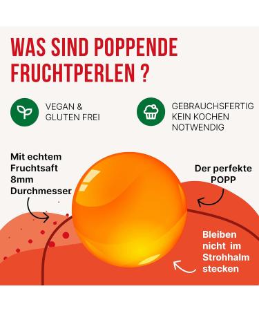 Buy Inspire Food Bubble Tea Pearl Set - 4-Pack Popping Boba Fruit Beads | Vegan & Gluten-Free Strawberry & Mango Tapioca Pearls | 100g Each - Buy Online on GoSupps.com