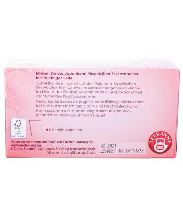 Japanese Cherry Blossom Teapot Set - 6 Packs of 20 Tea Bags (6 x 30g) | Premium International Shipping - Buy Online on GoSupps.com