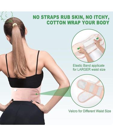 Organic Reusable Castor Oil Waist Wrap | Adjustable Khaki Castor Oil Pack for Neck & Body | Anti-Oil Leak Compression - Buy Online on GoSupps.com