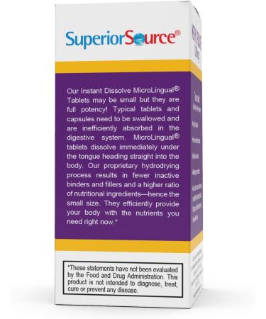 Superior Source Methyl Folate 1000 mcg - 60 Tablets for Enhanced Health - Buy Online on GoSupps.com