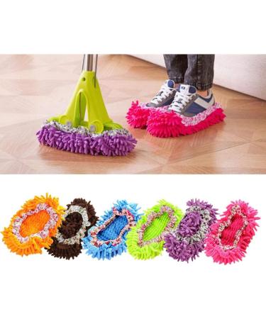 Stevlogs 2pcs Floor Mopping Shoe Floor Mopper Slipper Home Floor Cleaner Cleaning Foot Socks Green - Buy Online on GoSupps.com