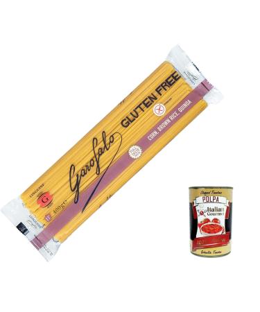 Italian Gourmet E.R. Garofalo Lot of 20 boxes of 400 g of gluten-free linguine gluten-free gluten-free gluten-free gluten-free with Italian Gourmet Polpa 400 g