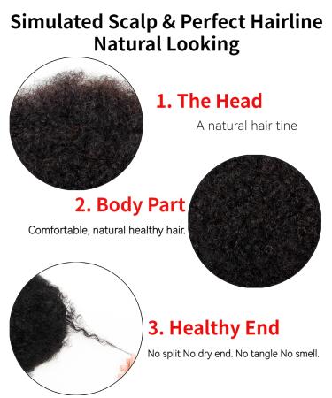 Kids Hair Puff 4 Inch Drawstring Ponytail Pack of 2 - Natural Black Afro Puff for Black Women and Kids - Human Hair Mini Afro Puffs - Buy Online on GoSupps.com