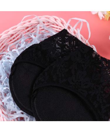 Healifty High Heel Pads - 2 Pairs Toe & Women's Shoe Inserts - Black 12*9cm - Buy Online on GoSupps.com