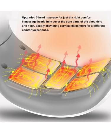 Intelligent Neck Massager - 5 Modes 8 Heating Levels | U-Shaped Portable Electric Pulse Pain Relief - Shop Worldwide! - Buy Online on GoSupps.com