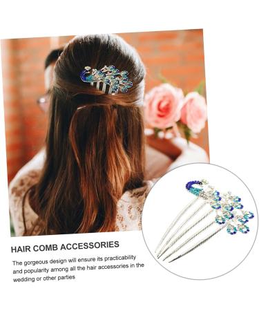 Amosfun Diamond Phoenix Hair Comb Wedding Hair Clip Combs for Women Wedding Hair Accessories for Women Flower Girl Barrette Rhinestone Barrette Comb Crystal Hair Clips Hair Side Comb Lace - Buy Online on GoSupps.com