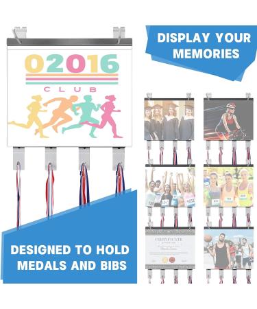 36 Pcs Race Bib Holder Protector Sleeves Clear Vinyl Running Bib Holder 9.25 x 7.87 Inch Race Bibs Display Medal Hangers for Athletic Events - Buy Online on GoSupps.com