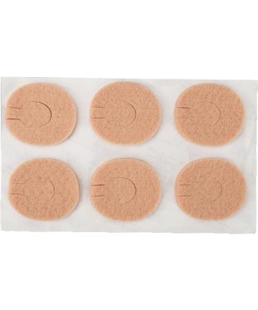 Felt Callus Cushions 24pcs - Soft Breathable Sweat Absorbing Pads for Foot Calluses - Adhesive Callous Cushions for Comfort and Protection - Buy Online on GoSupps.com