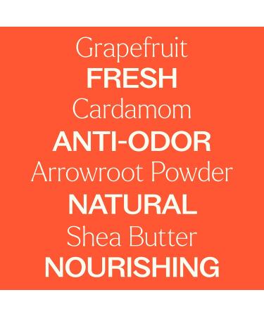 Plant Therapy Grapefruit Cardamom Natural Deodorant - Aluminum Free Cruelty Free Long Lasting for Men & Women - 2.65 oz - Buy Online on GoSupps.com