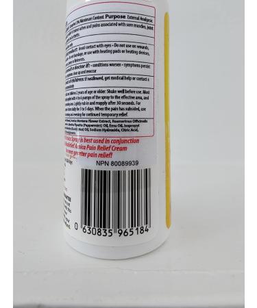 MaxRelief Arnica Pain Relief Spray - Fast-Acting Muscle & Joint Pain Relief - Relaxing Warmth for Muscles Stiff Joints and Bruises - 100% Natural Formula - Aspirin-Free - Travel Size - 2 Oz 2 Fl Oz (Pack of 1) - Buy Online on GoSupps.com