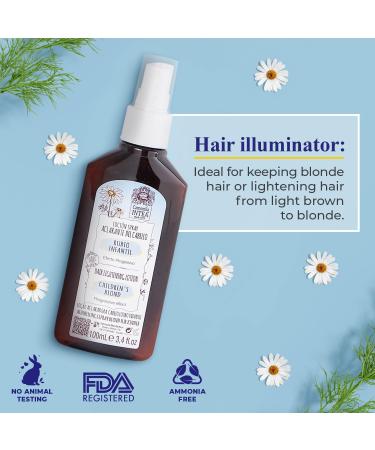 Camomila Intea Hair Lightener For Kids Premium Sun Lightening Spray for Hair Chamomile Hair Lightener Spray for Naturally Lighten Hair No Bleach/Ammonia Child-Friendly Formula - 3.4 Oz 3.40 Fl Oz (Pack of 1) - Buy Online on GoSupps.com