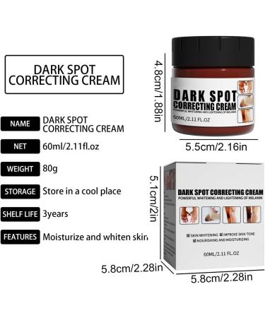  Sirseon Dark Skin Whitening Cream 60ml - Cream For Dark Spot Correction Skin Whitening Intense Treatment For Armpits And Groin | Melanin Reduction | Illuminating And Uniforming Effect - Buy Online on GoSupps.com