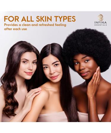 Hydrating Facial Cleanser 8 oz - Non-Foaming AHA BHA Formula with Hyaluronic Acid & Antioxidants for All Skin Types - International Shipping Available - Buy Online on GoSupps.com