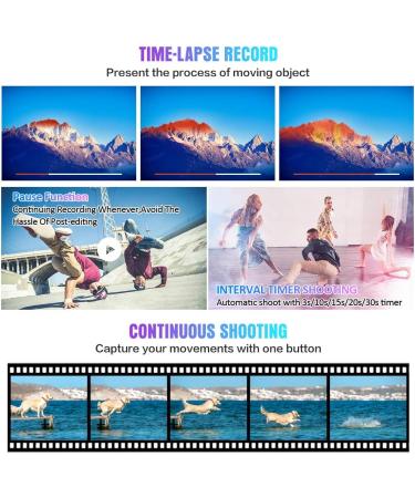 4K Video Camera Camcorder 48MP 60FPS WIFI Digital 18X Zoom IR Night Vision Vlogging Camera with Microphone & Stabilizer - Remote Control - Buy Online on GoSupps.com