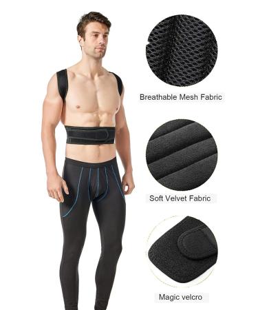 Lisonamerika Posture Corrector for Women and Men - XX-Large Back Brace for Improved Posture and Pain Relief - Buy Online on GoSupps.com