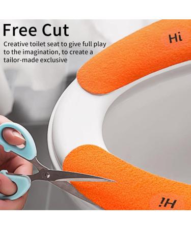 Toilet Seat Cushion Padded Toilet Seat Cushions Washable Toilet Seat Cushion Soft Warmer for Bathroom - Buy Online on GoSupps.com