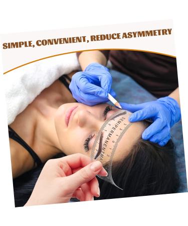 FOMIYES 1pc Eyebrow Ruler Eyebrows Pour Measure Stencil Brow Mapping Eyebrow Balance Ruler Tool Embroidery - Buy Online on GoSupps.com