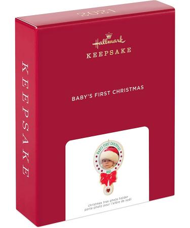 2021 Hallmark Keepsake Baby's First Christmas Photo Frame Ornament - Buy Online on GoSupps.com