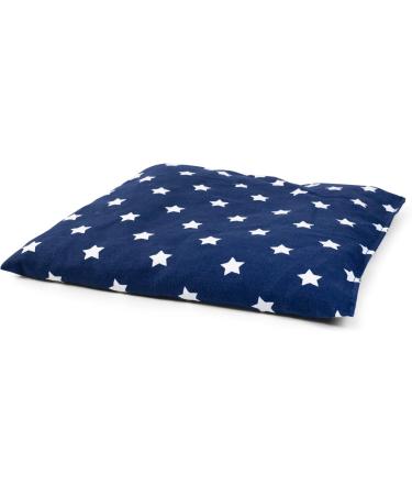 Rapeseed Pillow 19x19cm - Stars Blue | Versatile Small Grain Heat & Cold Pad for Comfort - Buy Online on GoSupps.com