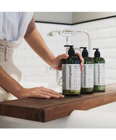 Common Ground Natural Shampoo & Conditioner Set - Organic, Vegan, Paraben & Cruelty Free - Adds Volume and Shine - Botanical Scent & Avocado Oil Extracts - 16.9 oz - Men & Women - Buy Online on GoSupps.com