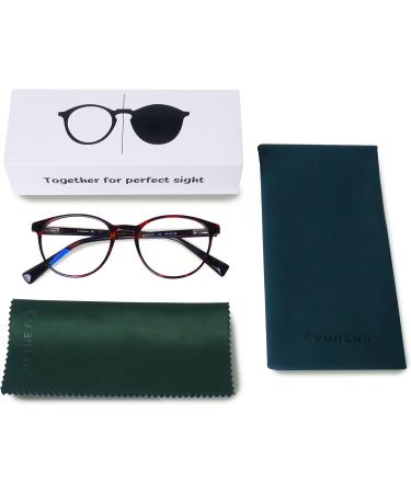Cvantus Blue Light Blocking Glasses for Men & Women | Tortoise Round Design Glare-Free SOEC 101 C2 - Shop Now! - Buy Online on GoSupps.com
