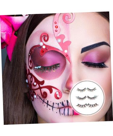 FRCOLOR 3 Pairs decor false lashes fake eyelashes fake lashes for performance women eyelashes natural false eyelashes individual false eyelashes wispy eyelashes chemical fiber make up set - Buy Online on GoSupps.com