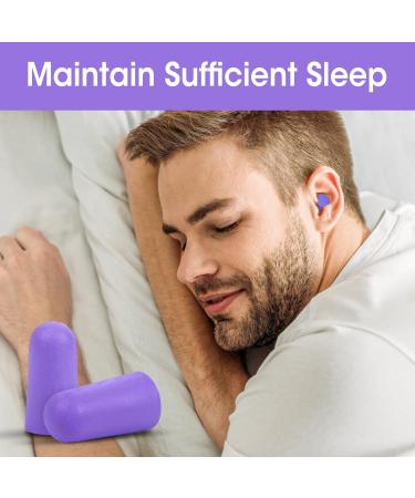 35 Pairs Soft Foam Ear Plugs - NRR 32dB Noise Cancelling for Sleeping Concerts & Swimming - Bulk Purple Ear Plugs - Buy Online on GoSupps.com