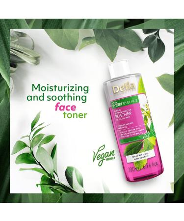 Delia Cosmetics Essence for Face & Eyes - Gentle Makeup Remover | Waterproof Natural All Skin Types - 200ml - Buy Online on GoSupps.com