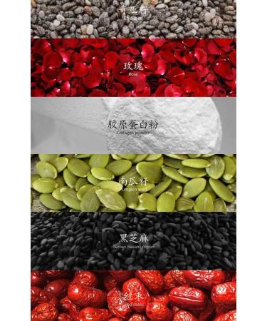 Rose Chia Seed Nut Lotus Root Noodle Soup Instant Brewed Breakfast nut Lotus Root Powder Soup Nutritious and Healthy Porridge (2 can) Coconut 1 count (Pack of 1) - Buy Online on GoSupps.com
