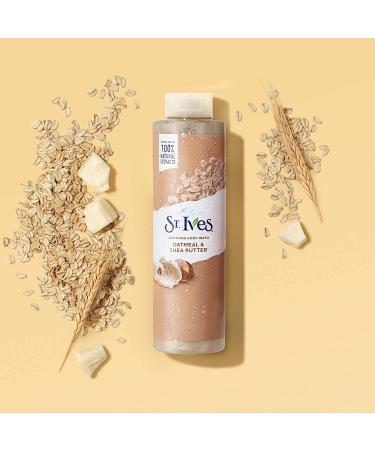 St. Ives Oatmeal & Shea Butter Body Wash - 22 Fl Oz (Pack of 2) | Moisturizing Formula for Sensitive and Dry Skin - Buy Online on GoSupps.com