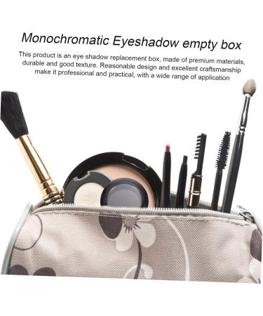 FOMIYES 16 Pcs Empty Eye Shadow Box Clear Blush Empty Makeup Containers Makeup Case Travel Cream Sample Blackx2pcs 4.1x3.8cmx2pcs - Buy Online on GoSupps.com