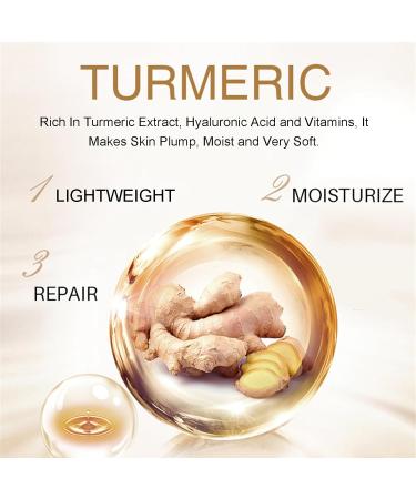 Turmeric Face Cream - Natural Moisturizer for Face & Body | Anti-Aging Turmeric Facial Cream for All Skin Types - Smooths Fine Lines & Wrinkles - Buy Online on GoSupps.com