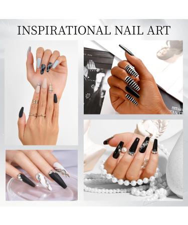 ROSALIND 120g Black Acrylic Powder - Professional Nail Extension & Caving - No Nail Lamp Needed - Buy Online on GoSupps.com