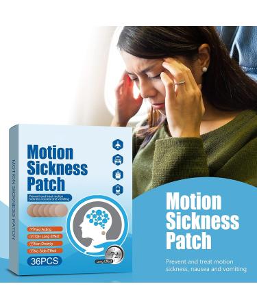 Motion Sickness Waterproof Patch - Relieves Nausea and Dizziness - Anti-Nausea Relief for Car, Boat, and Cruises - Buy Online on GoSupps.com