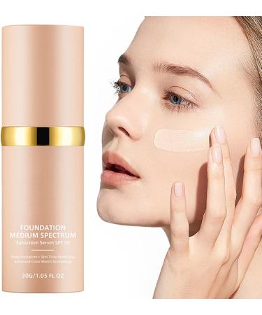 Face Foundation Makeup Long Lasting Foundation Lightweight Skin Foundation Concealer Foundation Makeup Mature Skin Foundation Lightweight Concealer Foundation for Women and Men - Buy Online on GoSupps.com